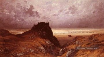  Gustav Peintre - Château sur l’île de Skye paysage Gustave Dore